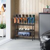 YATINEY Free Standing Shoe Rack, Tall Boots Rack Organizer, Boot