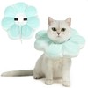 PUPTECK Cat Cone Collar Soft, Adjustable Protective Recovery Flower Collar