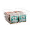 Y.Z.Bros Freezer Organizer Baskets, Kitchen Metal Wire Storage Bins, Pantry