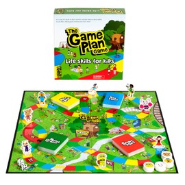The Game Plan Life Skills for Kids Board Game, Social Skills Activities for Kids Ages 4-10, Family Board Games, Problem Solving, Feelings Management Card Games 2-8 Players