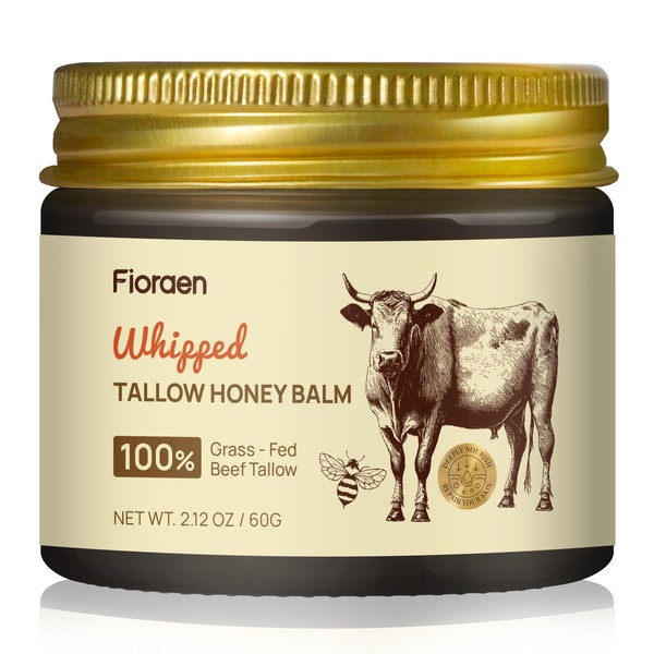 Beef Tallow for Skin 2oz, Whipped Beef Tallow and Manuka