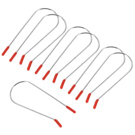 minkissy 16pcs U-clip Electric Curler Clips Hot Curler Replacement Clips Hot Roller Clamp Hot Roller Clips for Electric Rollers Hot Rollers 304 Stainless Steel Hair Electric Drum Travel