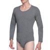 Landofgenie Men One Piece Bodysuit Long Sleeve Onesie Pajamas Tops