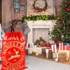 TRIXES Santa Sack Red - Xmas Reindeer Post Style Draw