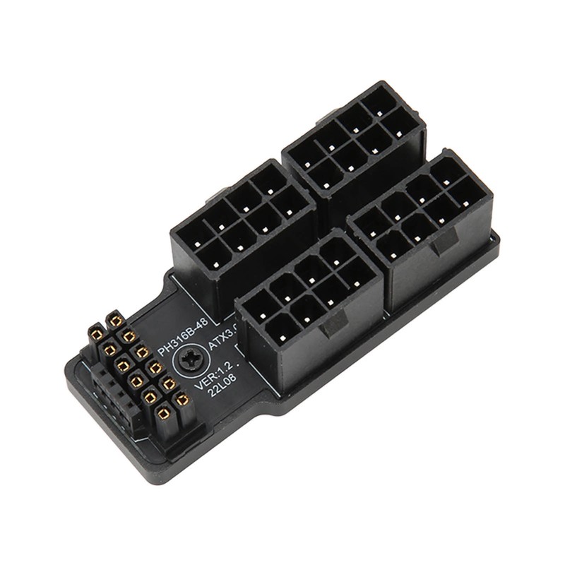ATX 4 8P Up Angled Adapter 32P To 16P 600W