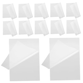 STOBOK 100pcs A4 Document Plastic Film Laminated Sheets for Waterproof Protection Matte Film Sheets
