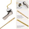 2 Pack Universal Side Mount Toilet Handle Angle-Mount Adjustable Trip