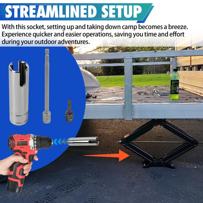 Aussio Trailer Crank Handle Kits Fits for Coleman Fleetwood Pop