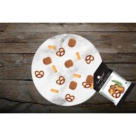 Summer Harvest Savory Snack Mix with Pretzels - .75oz/100 Bags - Pretzels, Garlic Bread Bites and Seasoned Rye Bagel Chips Individually wrapped