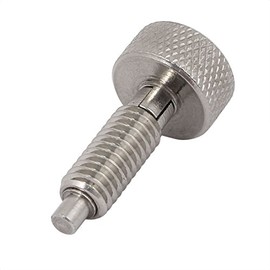 Sourcingmap M6 Thread 3mm Pin Dia Carbon Steel Lock-Out Type Indexing Plunger w Knurled Knob