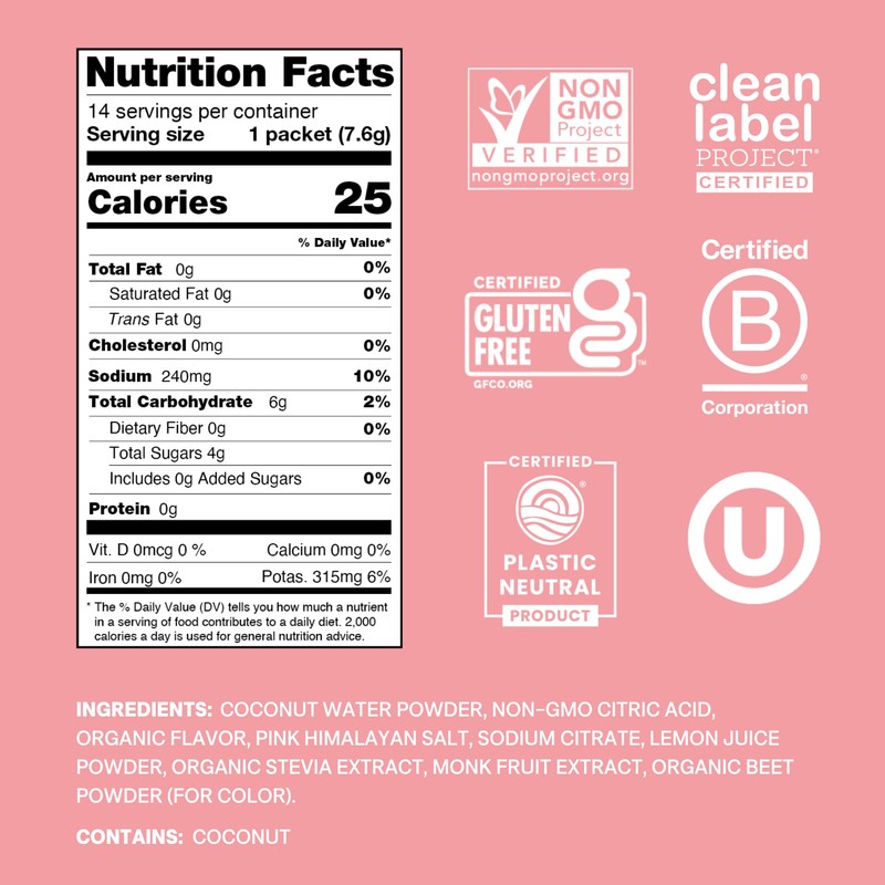 Cure Hydration Cure Hydration | Plant-Based Electrolyte Drink Mix |