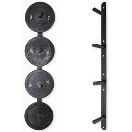 Signature Fitness Fitvids Weight Plate Storage Rack for Home Gym