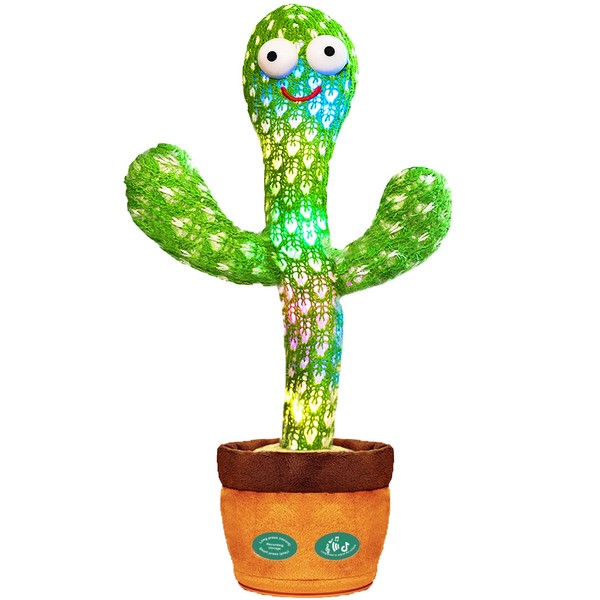 Keculf Dancing Cactus Toy Talking Cactus Baby Toys, Singing Cactus