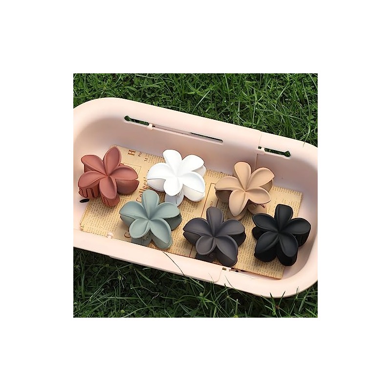 Sisiaipu Pinzas para El Cabello con Forma de Flor, 6