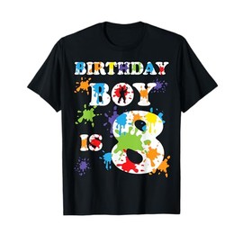8 Year old Paintball Birthday Party 8th Birthday 2013 T-Shirt
