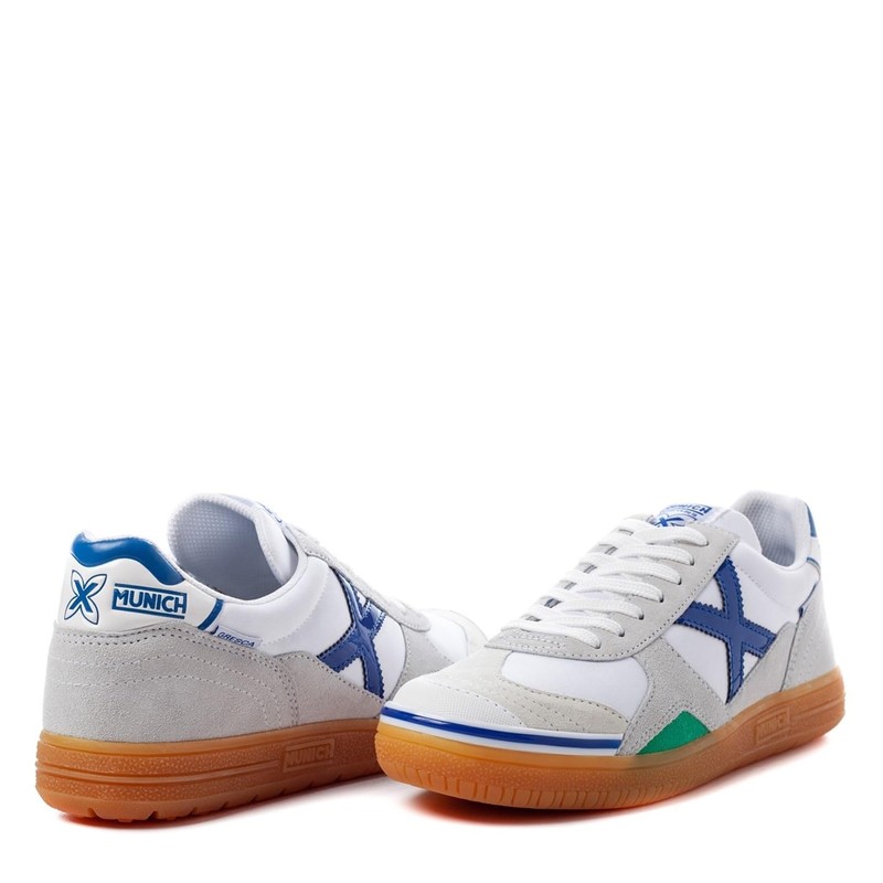 Munich Gresca Scarpe da Ginnastica Basse Unisex - adulto, Bianco,