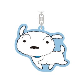 Toshin Pack Key Holder, Crayon Shin-chan, White, Package: W 3.7 x H 5.1 inches (95 x 130 mm), Material: PVC, white