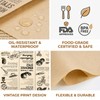 50 Pcs Greaseproof Baking Paper Sheets