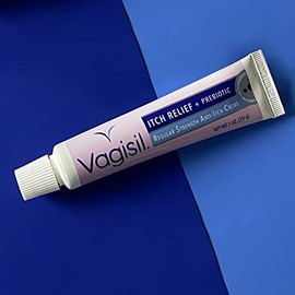 Vagisil Crema femenina antipicazón de fuerza regular para mujeres, probada por ginecólogos, hipoalergénica, de acción rápida y de larga duración, aliv