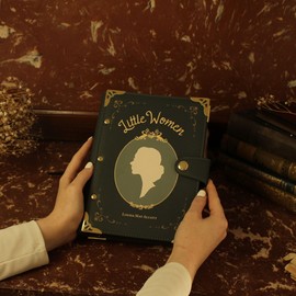 Well Read Little Women Refillable Ring Binder Notebook