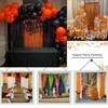 TCBESTO Orange Sequin Backdrop Curtains 2FT x 8FT 2 Panels