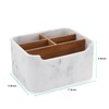 SZYRL Desk Organizer, Marble Remote Holder for Table, Modern Office