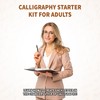 SpiceBox Learn Calligraphy Set for Beginners with Pens and Introduction