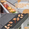 Blulu 25 Pcs Lock in Gutter Guard 6 Inch x
