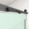 WANGCL Black Plastic Upgraded Barn Door Soft Close Mechanism Hole