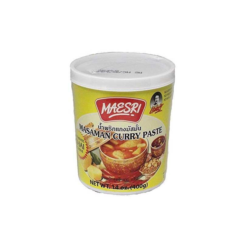 Maesri Masaman Curry Paste 14oz, 2 Pack