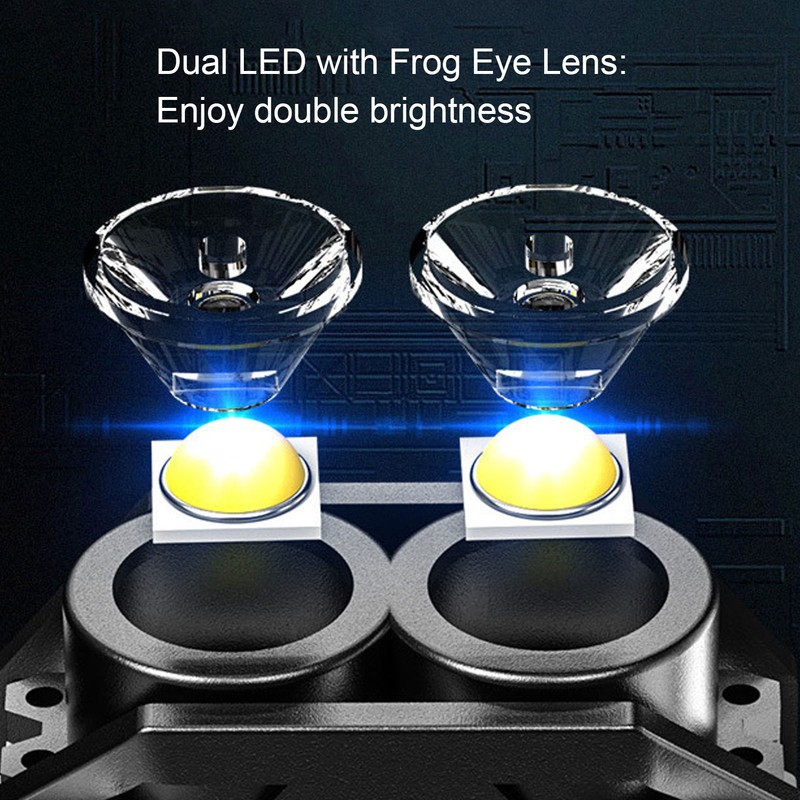 Small Powerful EDC Flashlight 300LM USB Rechargeable Mini Pocket Keychain