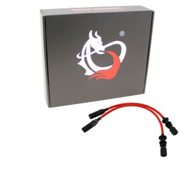 AIP Electronics Dragon FIRE Performance Direct Fit 8.5mm Low Ohm Spark Plug Wire Set Compatible with 2014-2020 Polaris Scrambler 850 and XP 1000 Replaces 4014007 4013328 OEM Fit PWJ308