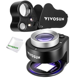 VIVOSUN 2 Pieces Jewelers Loupe