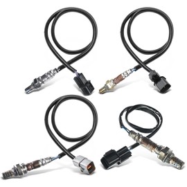 A-Premium O2 Oxygen Sensor Compatible with Dodge & Mitsubishi Models - Stealth 1995-1996, 3000GT 1994-1999, Diamante 1994-1995, 3.0L, Upstream and Downstream, 4-PC Set, Replace# MD305144