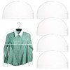 5 PACK Clear Clothing Hanger Shoulder Covers, Shoulder Cover for