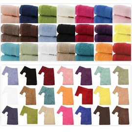 Luxury Bath Towels/Towel/Wash Mitt/White 100% Egyptian Cotton 500 g/m², Walnute, Bath Sheet - 90cm x 150cm