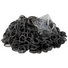 The Beadery - WonderLoom Bands, Black - 600 Bands, 24