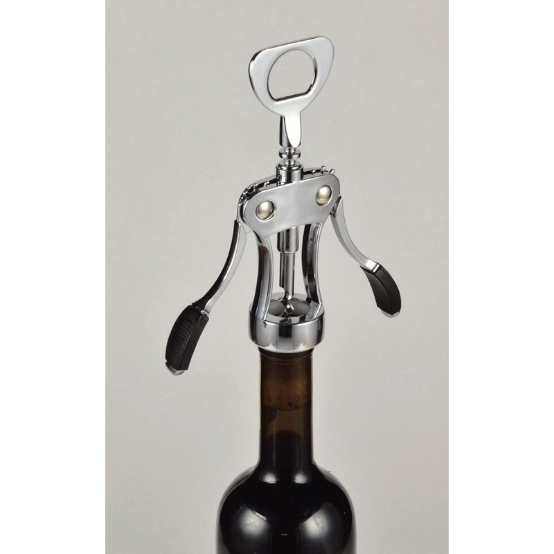 Pearl Metal Domaine Ruti C-3718 Wing Drill Corkscrew, Silver