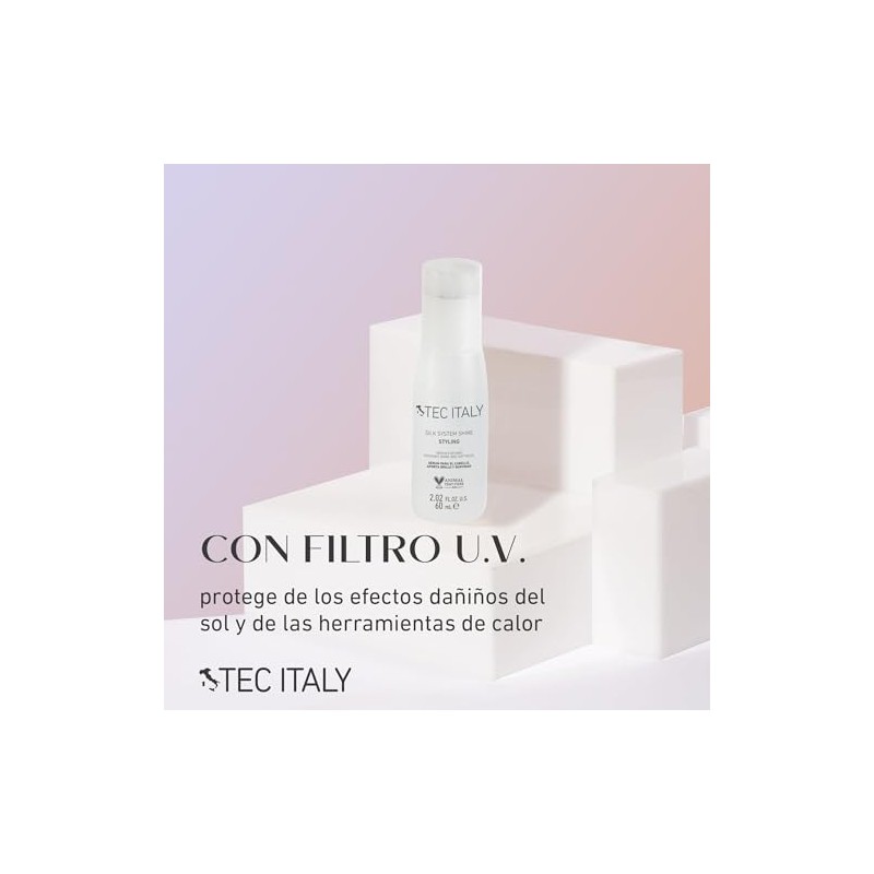 TEC ITALY Silk System Shine Sérum Control Frizz Protección Calor