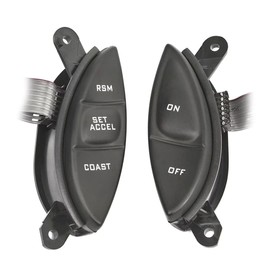 Steering Wheel Mounted Cruise Control Switch Buttons Kit Replacement Fit for 1998-2003 Ford Ranger 2001-2005 Ford Explorer Sport Trac F150 Mercury Mountaineer B3000 F87Z9C888BB