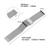 CASSIS U0025304 MESH LOCK PB Mesh Watch Band, 0.8 inches