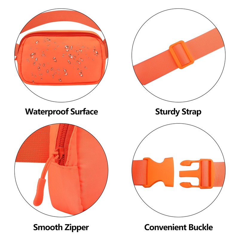 jealkip Fanny Pack Crossbody Bag for Women and Men, Belt