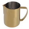 Milk Frothing Pitcher 304 Stainless Steel Coffee Steaming Pitcher Multipurpose
