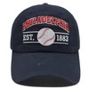Jvnzaleu Embroidered City Washed Philadelphia Baseball Cap Adjustable Cotton Fans
