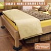 Tocawe Bed Risers 2 inch Heavy Duty 4 Pack, L