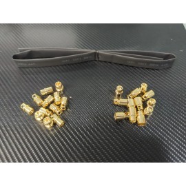 Brushless RC 12 Pairs 8mm Male Female Gold Plated Bullet Connector For RC Car Motor ESC 24pcs