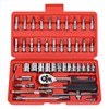 COYAGRIP 46PCS Socket Ratchet Wrench Set, 1/4 Inch Drive Small