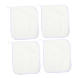 PACKOVE 4Pcs Exfoliating Wash Cloths for Body and Face Dual Sided Bath Towels Beige Dead Skin Removal for Personal Care and Gifting