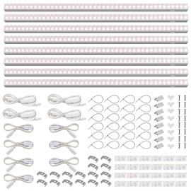 Barrina T5 Grow Lights, Full Spectrum, 4ft 160W (8 x 20W, 1000W Equivalent), LED Grow Light Bulbs, Plant Lights for Indoor Plants, Greenhouse, Plug and Play, Pinkish White, 8-Pack