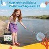 2 Sets Catch and Release Plastic Beach Aquarium Kit,Great Concept
